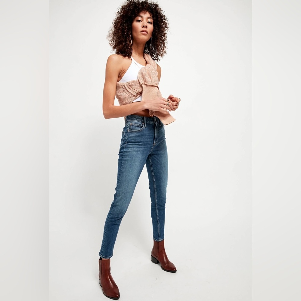 Free People Montana Skinny Jeans - 25 (Lake Blue)